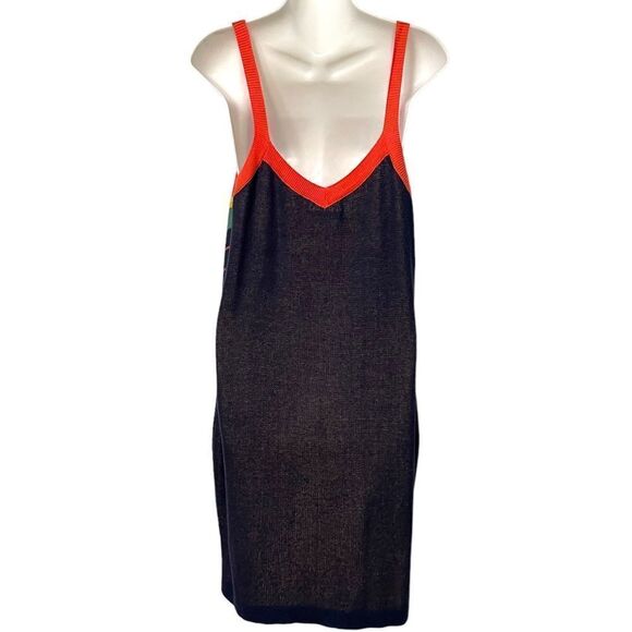 MODCLOTH Nostalgic Bliss Rainbow Knit Tank Dress M - Picture 7 of 10